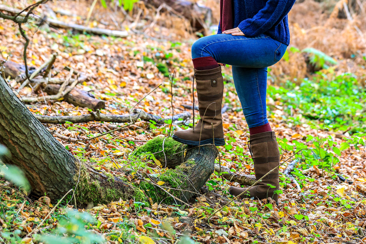 Burgundy Classic Long Socks