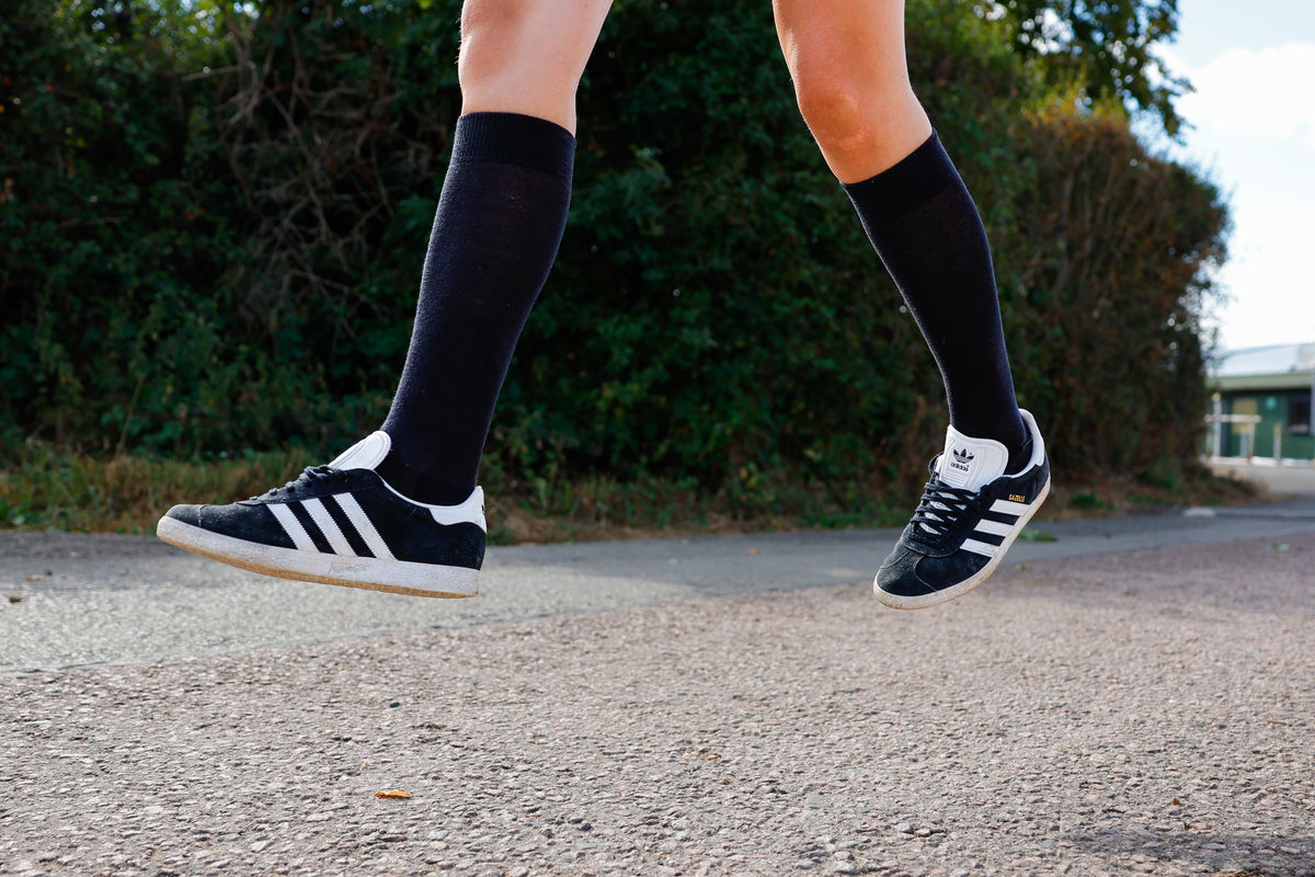 Black Classic Long Socks