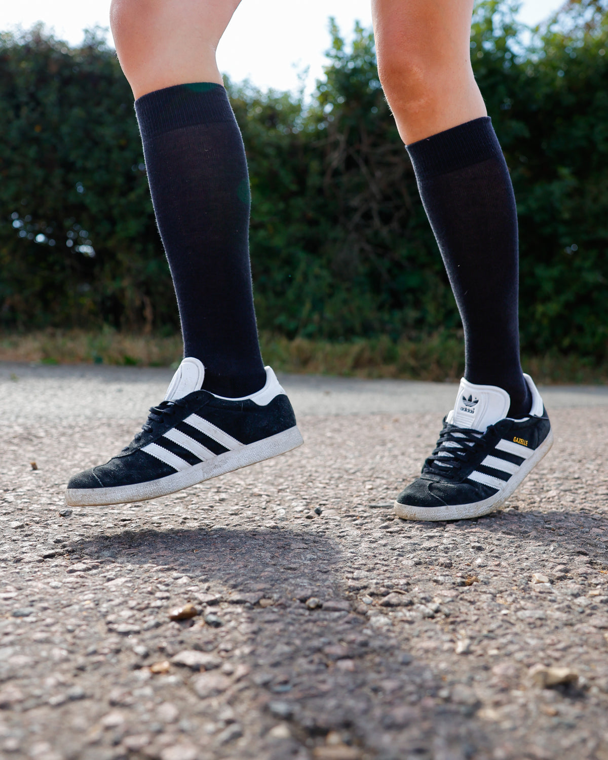 Black Classic Long Socks