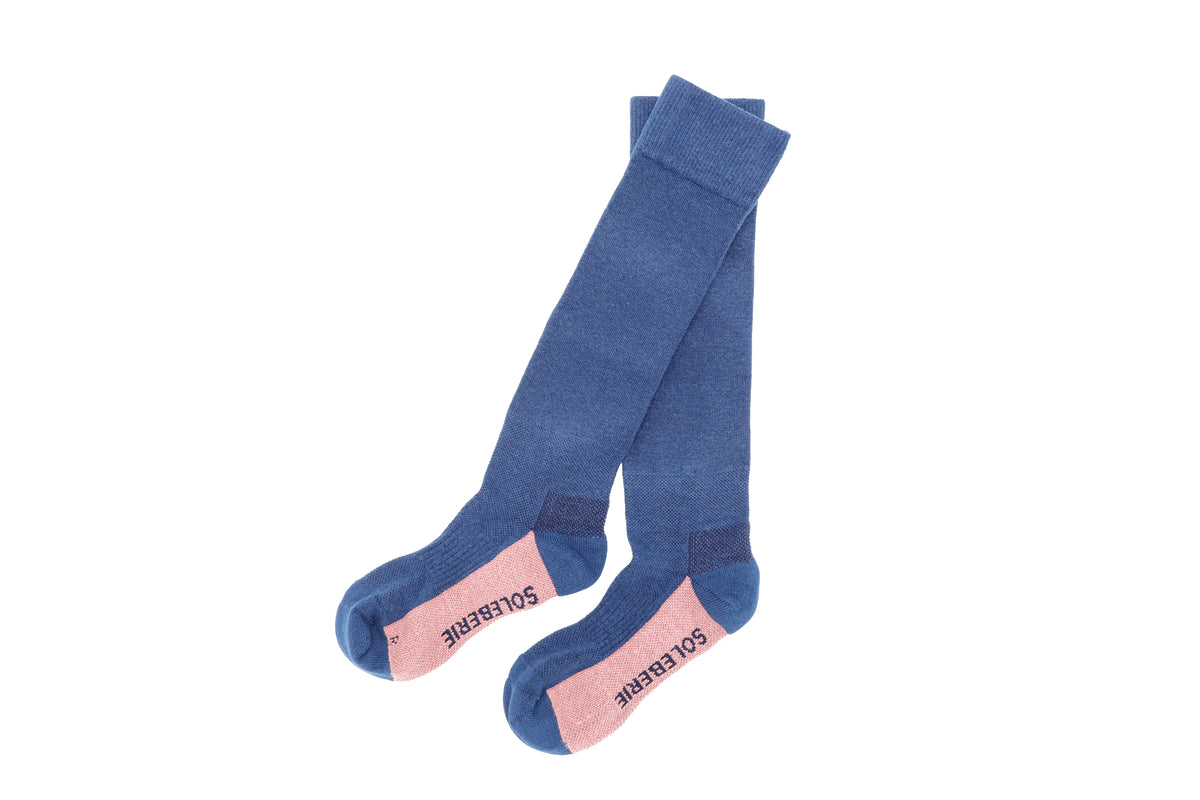 Navy Classic Long Socks