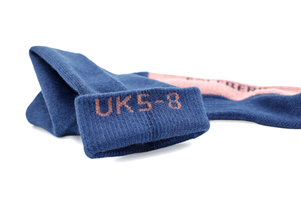 Navy Classic Long Socks
