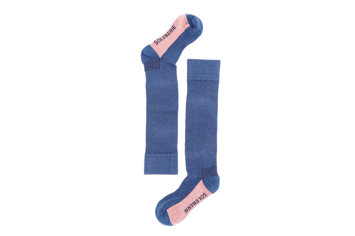 Navy Classic Long Socks