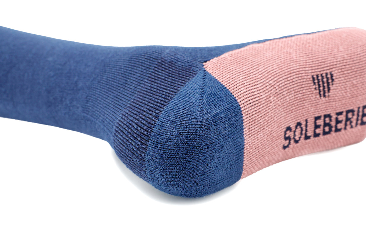 Navy Classic Long Socks
