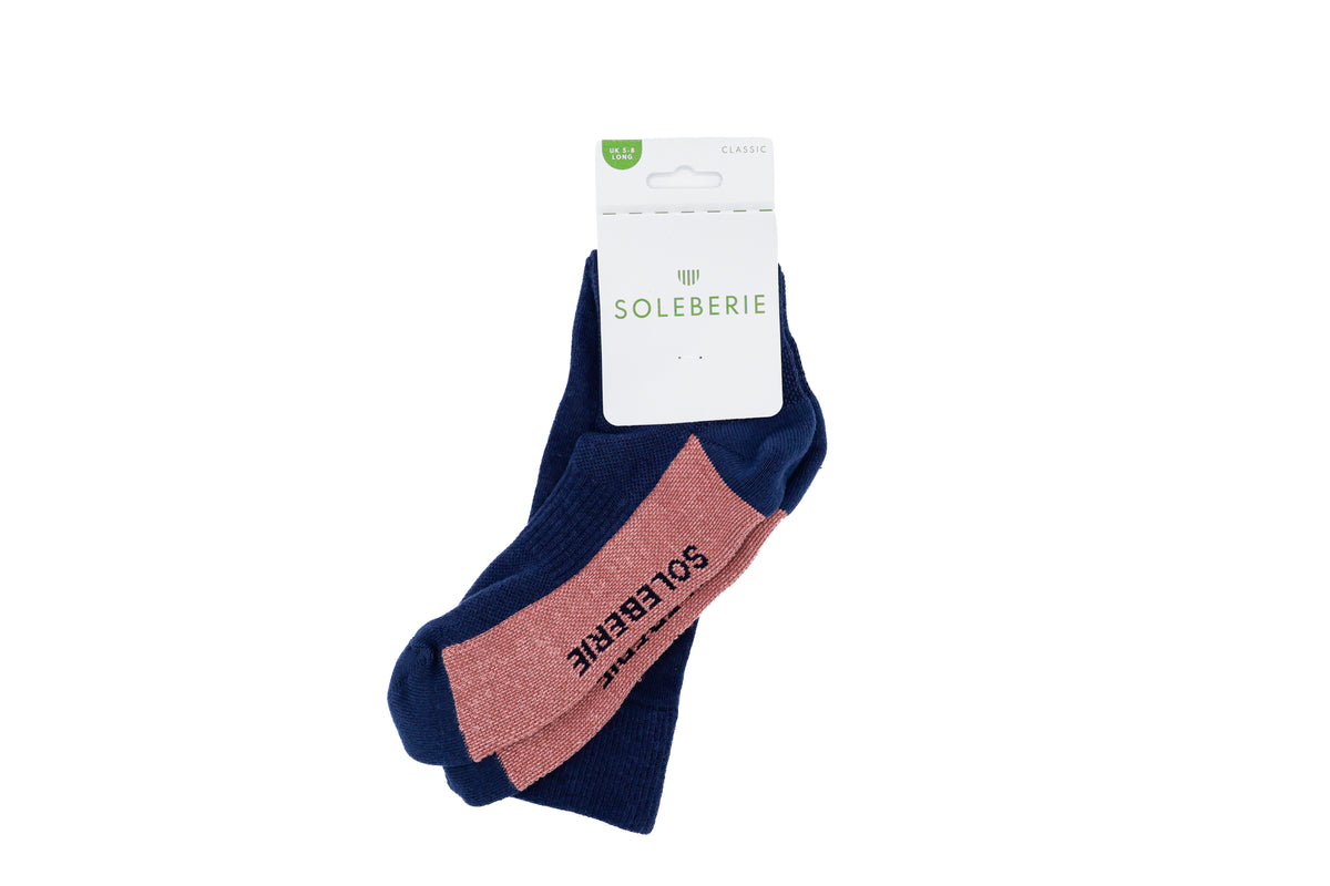 Navy Classic Long Socks