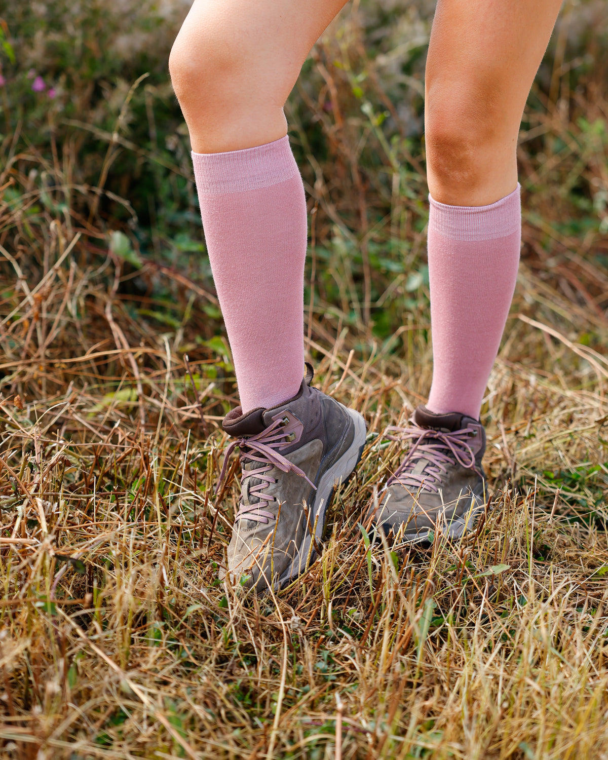 Pink Classic Long Socks